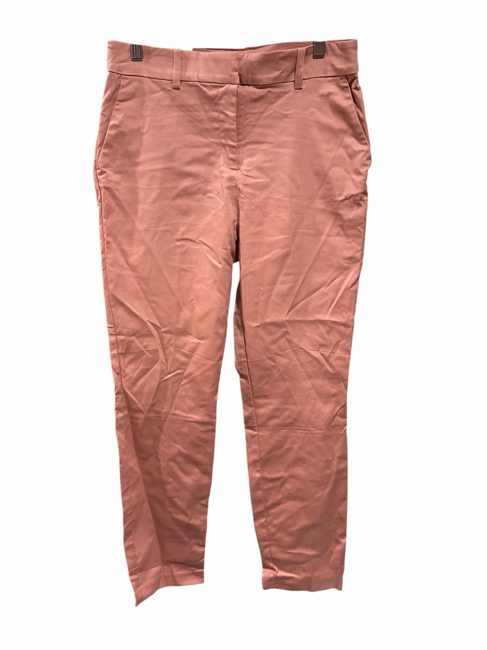 NWT H&M Dusty Rose Ankle Dress Pants Size 8 Elastic Waist Career Slacks